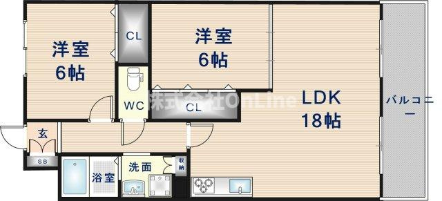 ベルデュール垣内の間取り