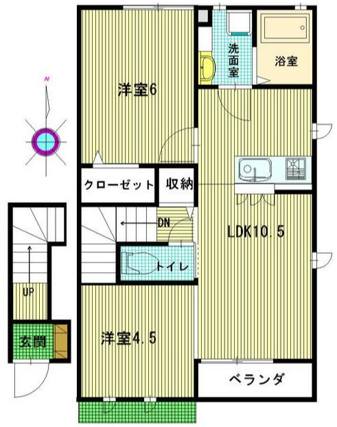 コートすずしろの間取り
