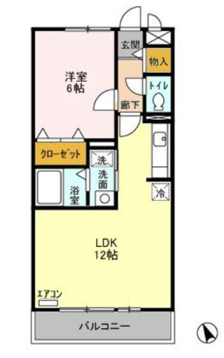アベニューサイド本郷の間取り