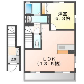 クレール平田の間取り