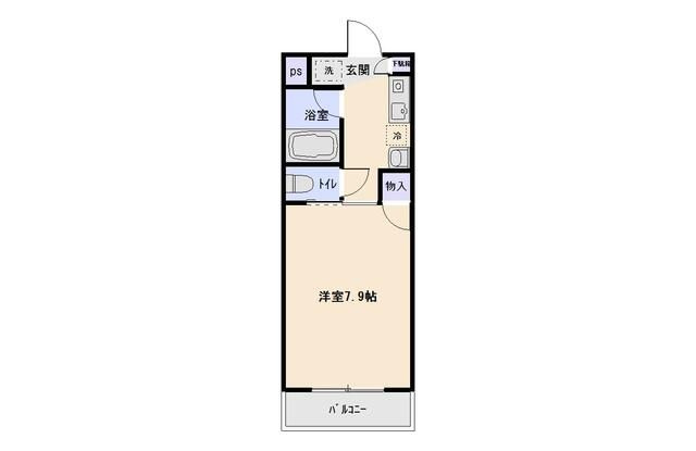 【間取り】 | ハイツFK相模大野(ハイツエフケーサガミオオノ)