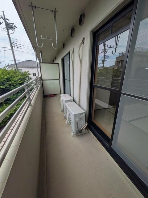 パピヨン片山のバルコニー