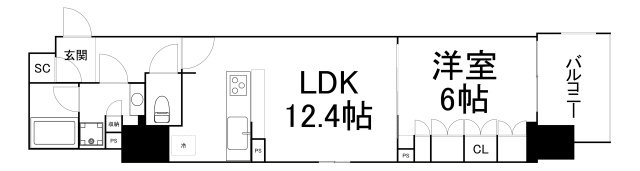 【間取り】 | アーバネックス心斎橋