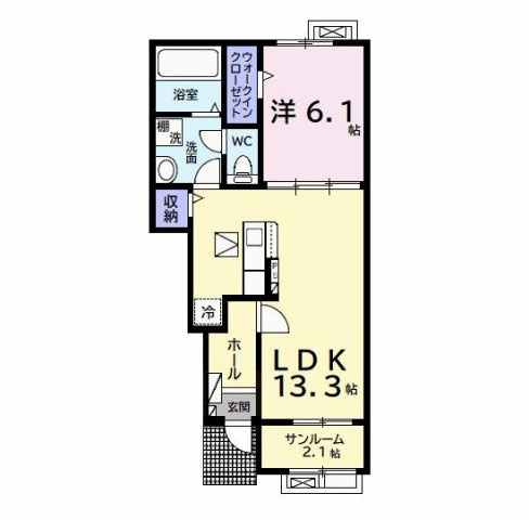 【間取り】 | エクセレント　アークⅡ