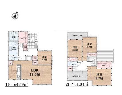 【間取り】 | 糟屋郡須恵町大字植木17期　8号棟（全2棟）【仲介手数料無料・0円】 | 平日、土日祝日もお好きな日時にご見学可能です。お気軽にお問合せ下さい。