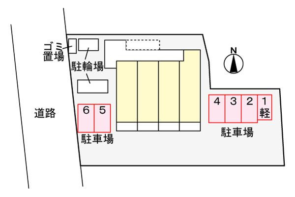 ＲＥＧＡＲＯ（レガーロ）Ⅱの区画図