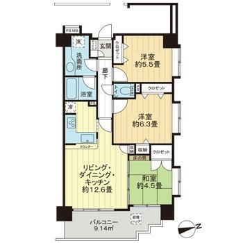 【間取り】 | ロイヤルタワー春日 | 間取り