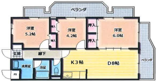【間取り】 | パークサイドテラス千人町(パークサイドテラスセンニンチョウ)