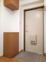 毎日通る玄関はこちらです