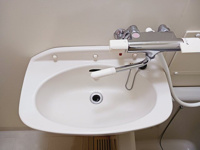 コンパクトで使いやすい洗面所