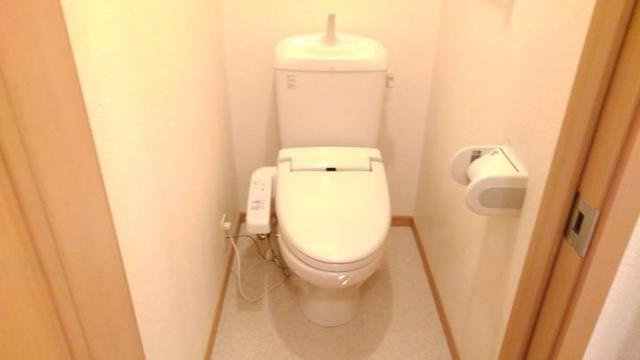清潔感のあるトイレです