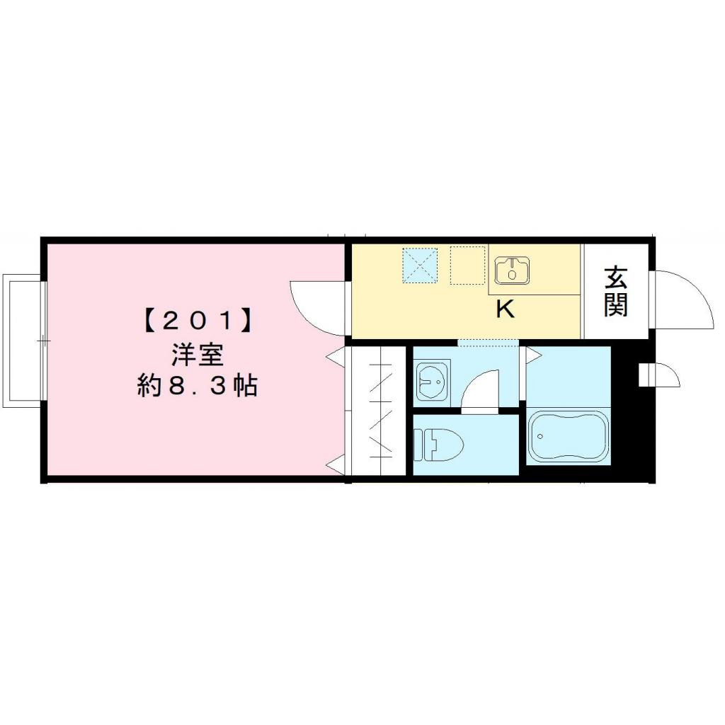 クローバー１番館の間取り