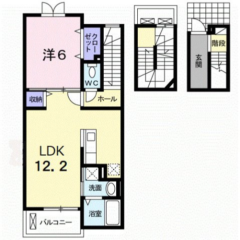 ラフレシールの間取り
