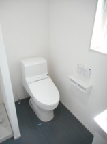 清潔感のあるトイレです