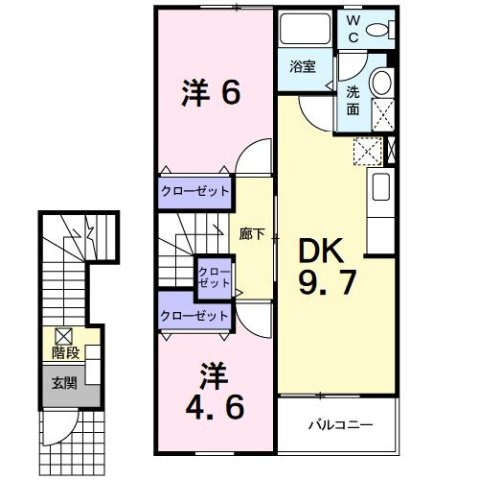 【間取り】 | フィオーレＳ