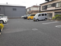駐車場があるので、車を買う予定の方も安心です