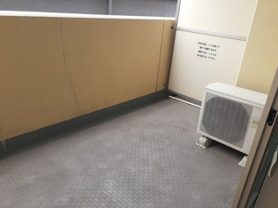 外からの目が気にならないバルコニーで洗濯物が干せます