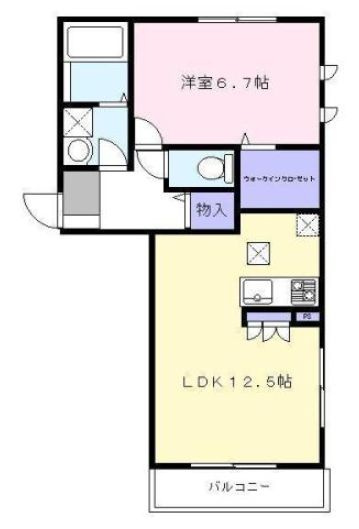 メゾンヴェール徳住の間取り