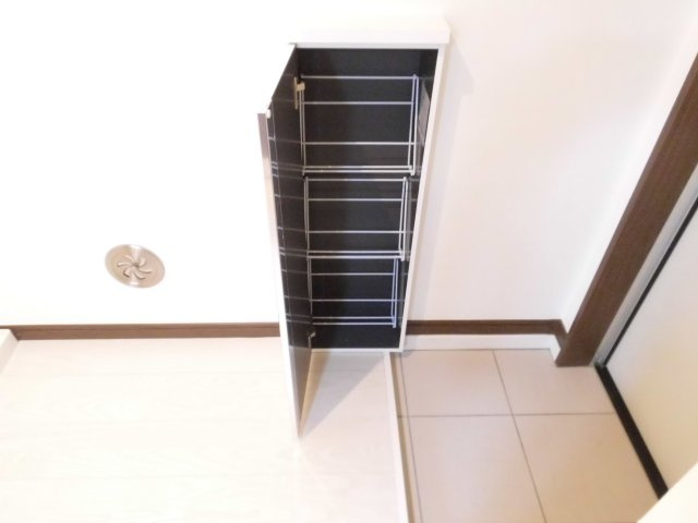 落ち着いた玄関です