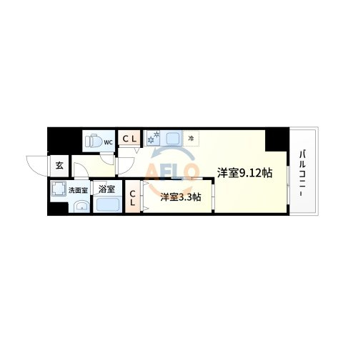 ルミネソレイユ江坂の間取り|ルミネソレイユ江坂　間取り