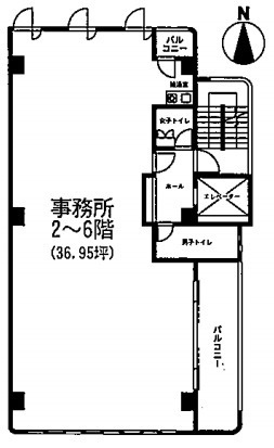 長谷部第10ビルの間取り