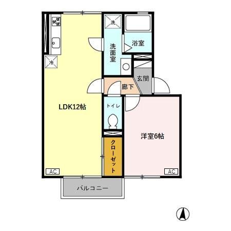 ロイヤルあけぼの A/Bの間取り