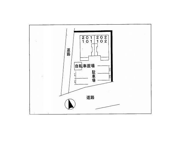 フローラの駐車場
