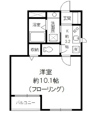 エミール赤塚の間取り|間取りです。