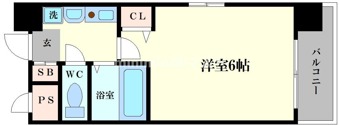 ラナップスクエア上本町の間取り