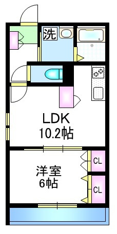Ｄｅｌ　Ｓｏｌｅの間取り|★角部屋２面採光★