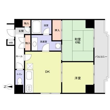 ストークメゾン業平の間取り