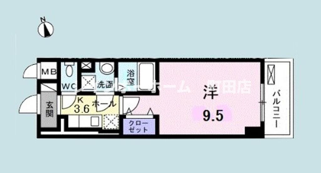 エトワール※初期費用分割あと払いサービス利用可能物件の間取り