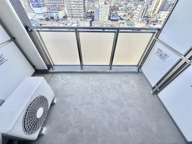クレール姫路のバルコニー