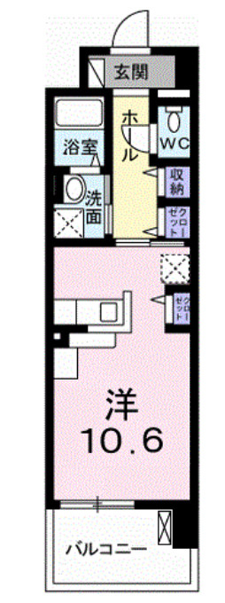 クレール姫路の間取り