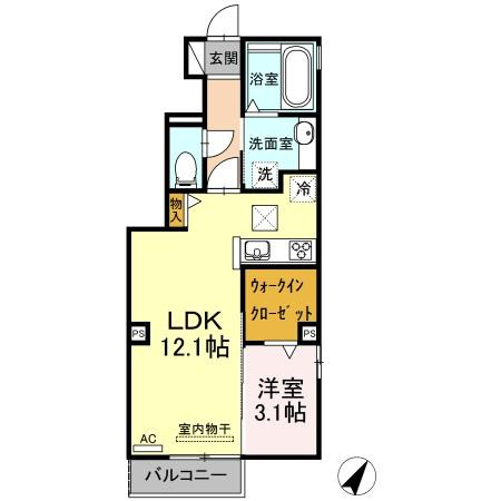 ＲＥＶＥ　Ｂの間取り