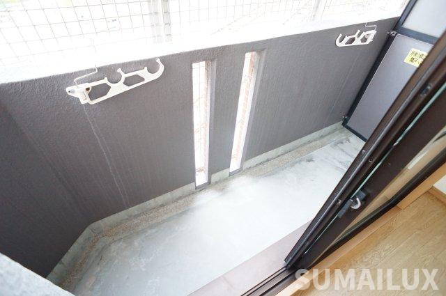 熊本市西区池田４丁目の賃貸マンションのバルコニー