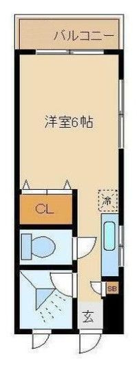 メゾンＴＯの間取り|間取りです。