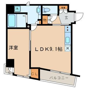 CercaEstacionの間取り|間取りです。