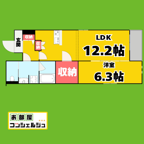 ディオールナゴヤの間取り