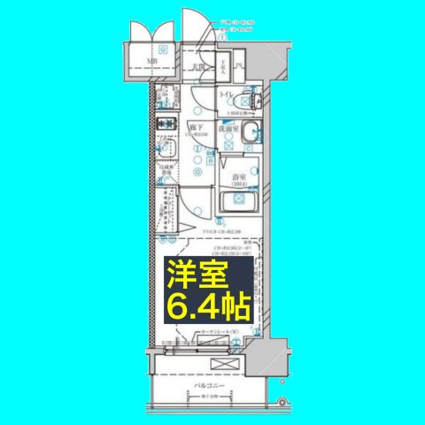 ディアレイシャス上前津の間取り