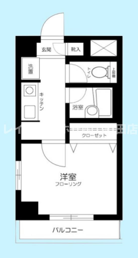 Laisonce康栄 ※初期費用分割あと払いサービス利用可能物件の間取り