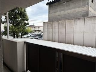 プラセオ上島のバルコニー
