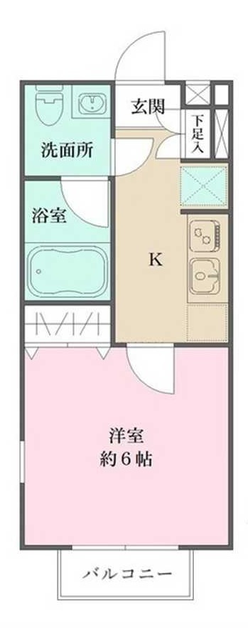 Ｎｏｒｔｈ　Ｇａｒｄｅｎの間取り|間取りです。