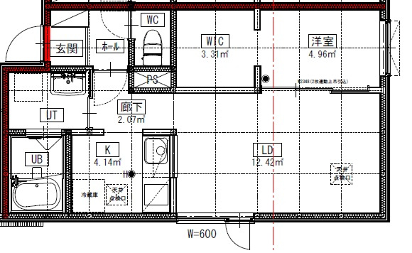 シャングリラ住吉の間取り