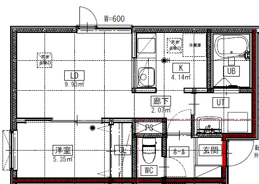 シャングリラ住吉の間取り