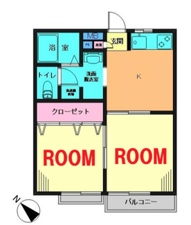 【間取り】 | サンハイツ南