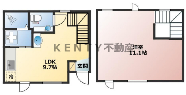 【間取り】 | サンヴィレッジ34