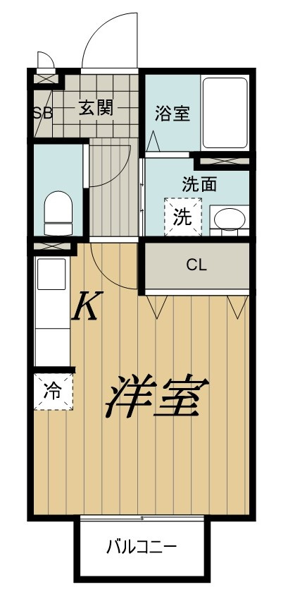 プレジールⅢの間取り
