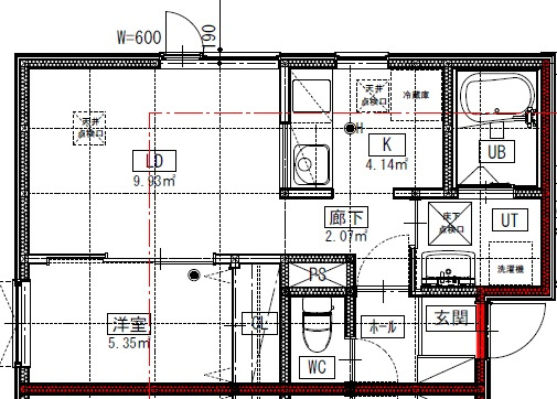 シャングリラ住吉の間取り