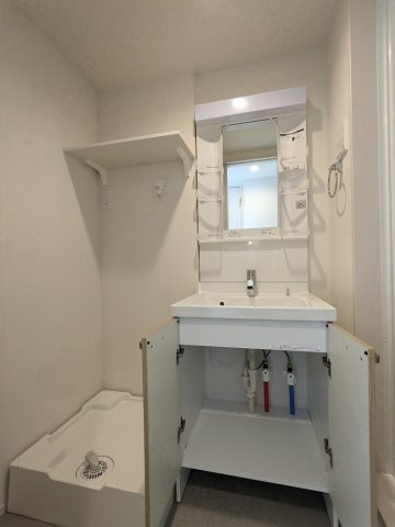 プレデンシア上住吉の洗面所|広い洗面スペース